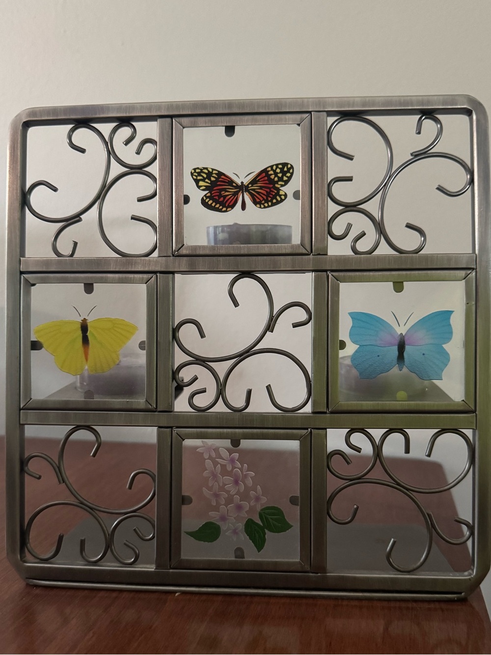 Partylite butterfly tea light easel